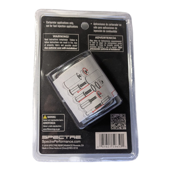 Spectre Performance 5965 Fuel Filter Universal For Carbureted Applications New - Picture 3 of 3